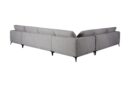 Vakra Sectional Sofa-LIGHT GREY