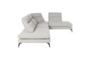 Duo Sectional Sofa-LIGHT GREY