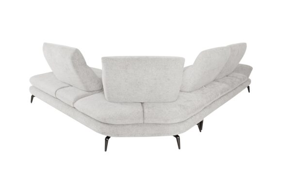 Duo Sectional Sofa-LIGHT GREY - Image 4