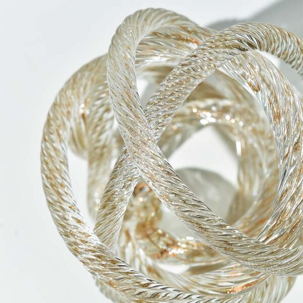 Big Intertwined glass Loops - Image 2