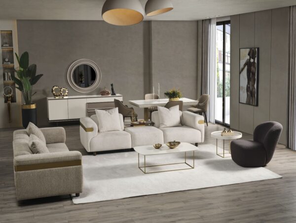 LINE SOFA SET-CREAM