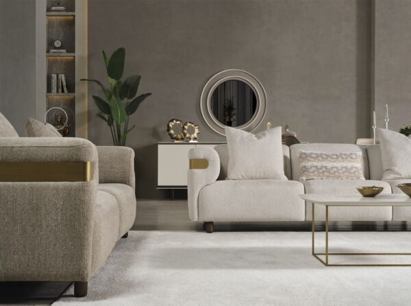 LINE SOFA SET-CREAM - Image 5