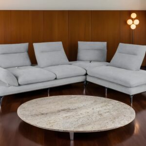 Theshowroom Furniture Duo Sectional Sofa Beige