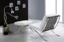 CRYSTAL LOUNGER WITH OTTOMAN-WHITE