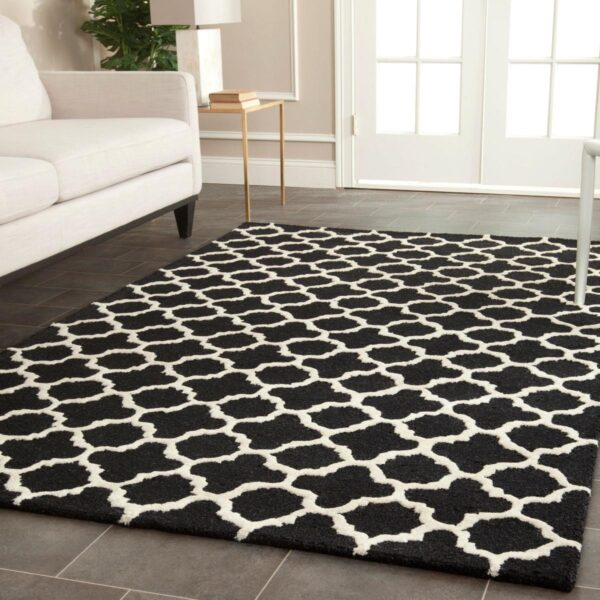 CR1037/CAMBRIDGE BLACK/IVORY CARPET