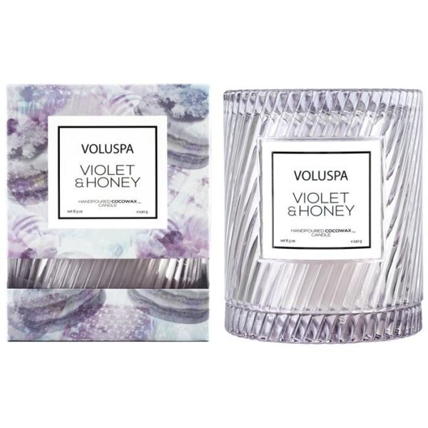 Violet & Honey Scented Candle