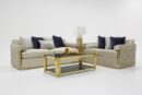 SO1010/DREAM Velvet & Gold LOVESEAT