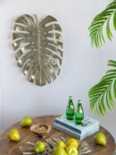 Alu Wall Leaf Hanging Bowl-Large