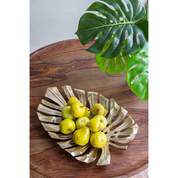 Alu Wall Leaf Hanging Bowl-Small - Image 2