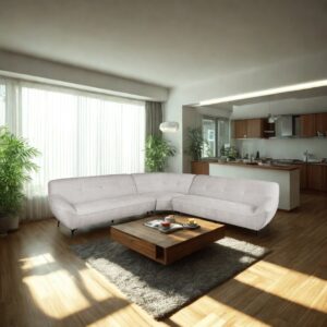 Ruhe Sectional Sofa-LIGHT BROWN