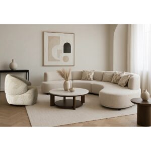 Luz Sofa Set-BEIGE