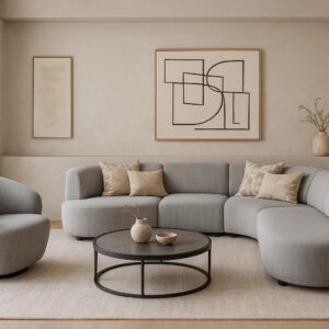 Luz Sofa Set-TAUPE