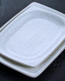 Château Pearl 12 Person 60-Piece Classic Embossed Dinnerware Set
