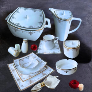 Imperial Grace 6 Person 57-Piece Dinnerware Set
