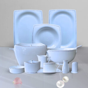 Pearl Essence 6 person 57-Piece Dinnerware Set