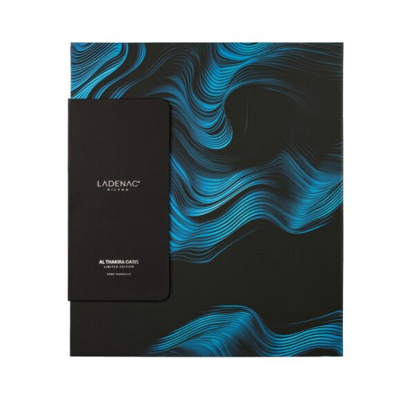 Ladenac set OASIS AL THAKIRA dark blue candle 30cl. DIF.150ml. CERAMIC - Image 3