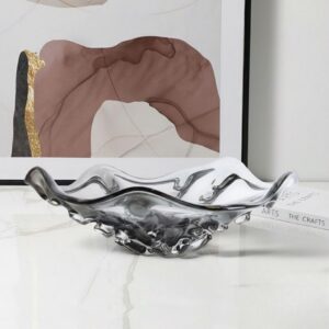 Molten Wave Tray-Gray