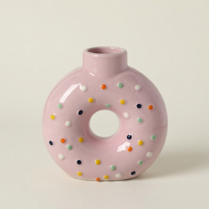 Sprinkle Halo Vase-Blush-SMALL