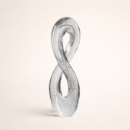 Silver Current Sculpture-Tall