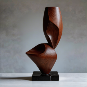 Carved Drift Monolith Sculpture