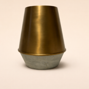 Gilded Dome Vessel Vase