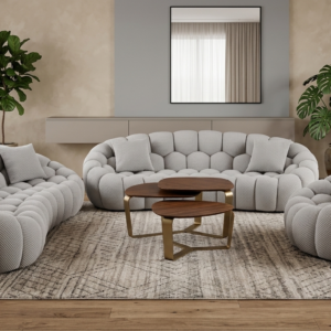 Pebble Cloud Sofa-Light Grey